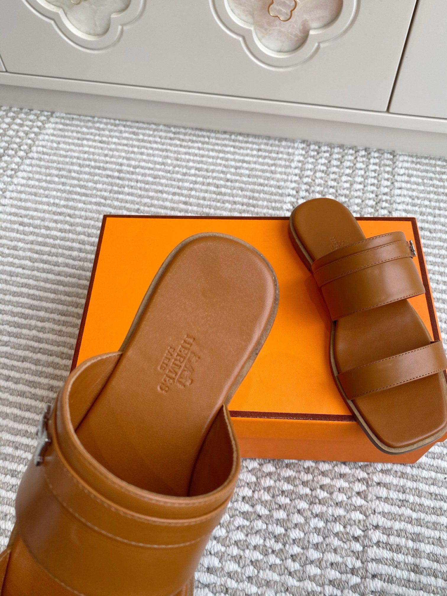 HM Joao Sandal Brown Calfskin 291461