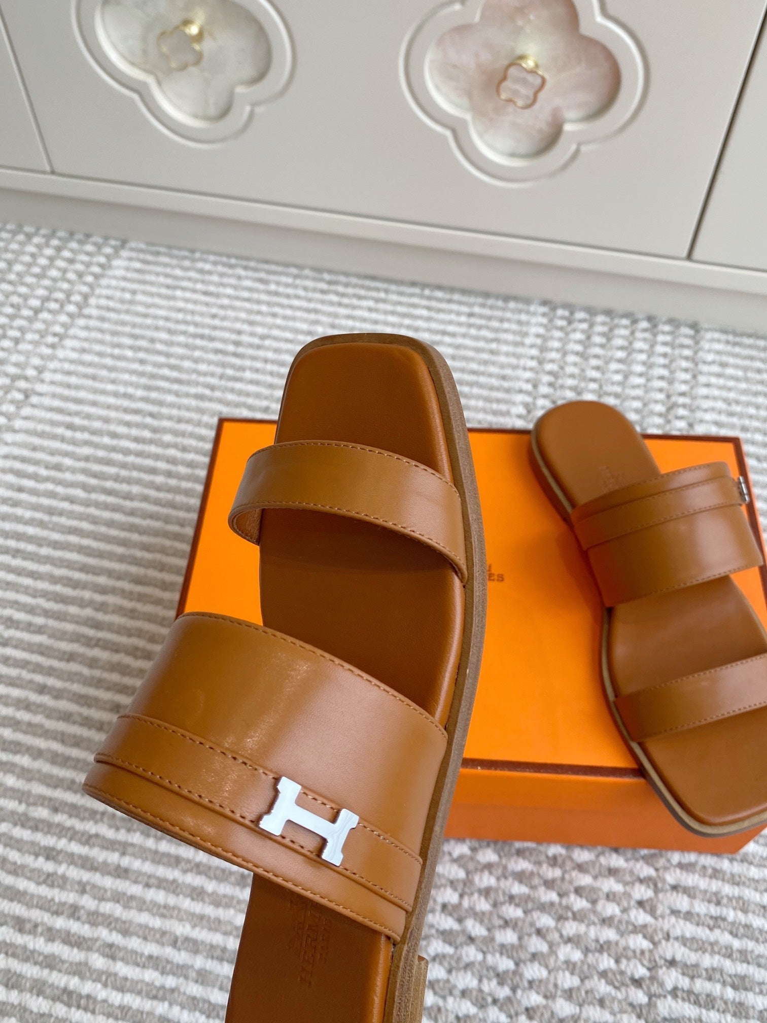 HM Joao Sandal Brown Calfskin 291461