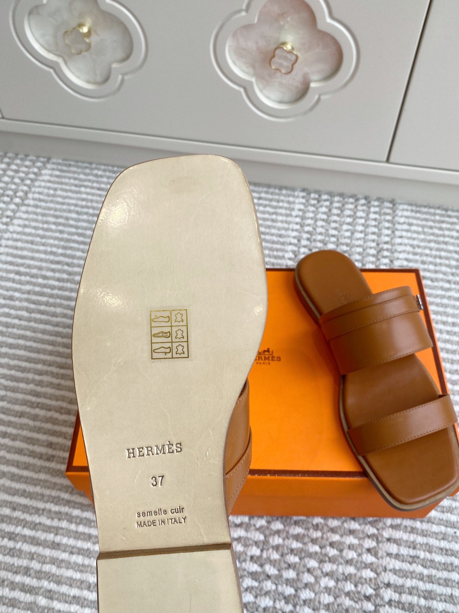 HM Joao Sandal Brown Calfskin 291461