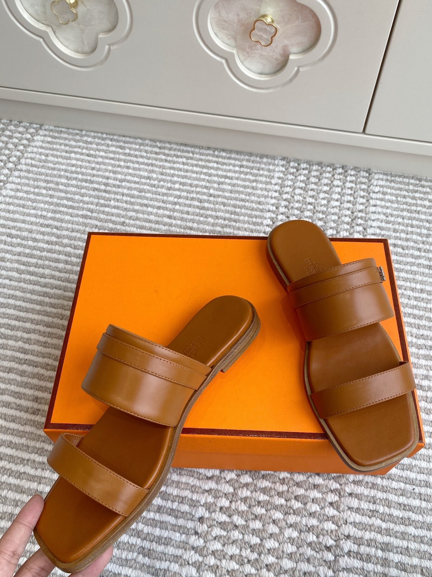 HM Joao Sandal Brown Calfskin 291461