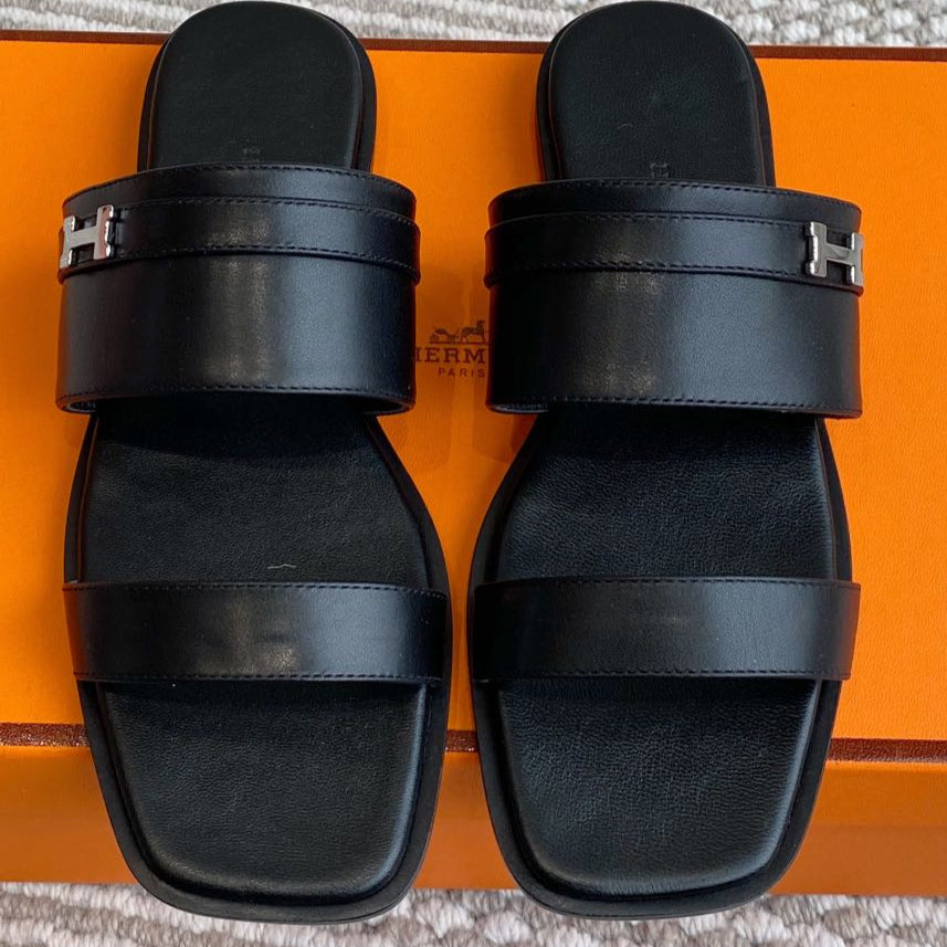 HM Joao Sandal Black Calfskin 291462