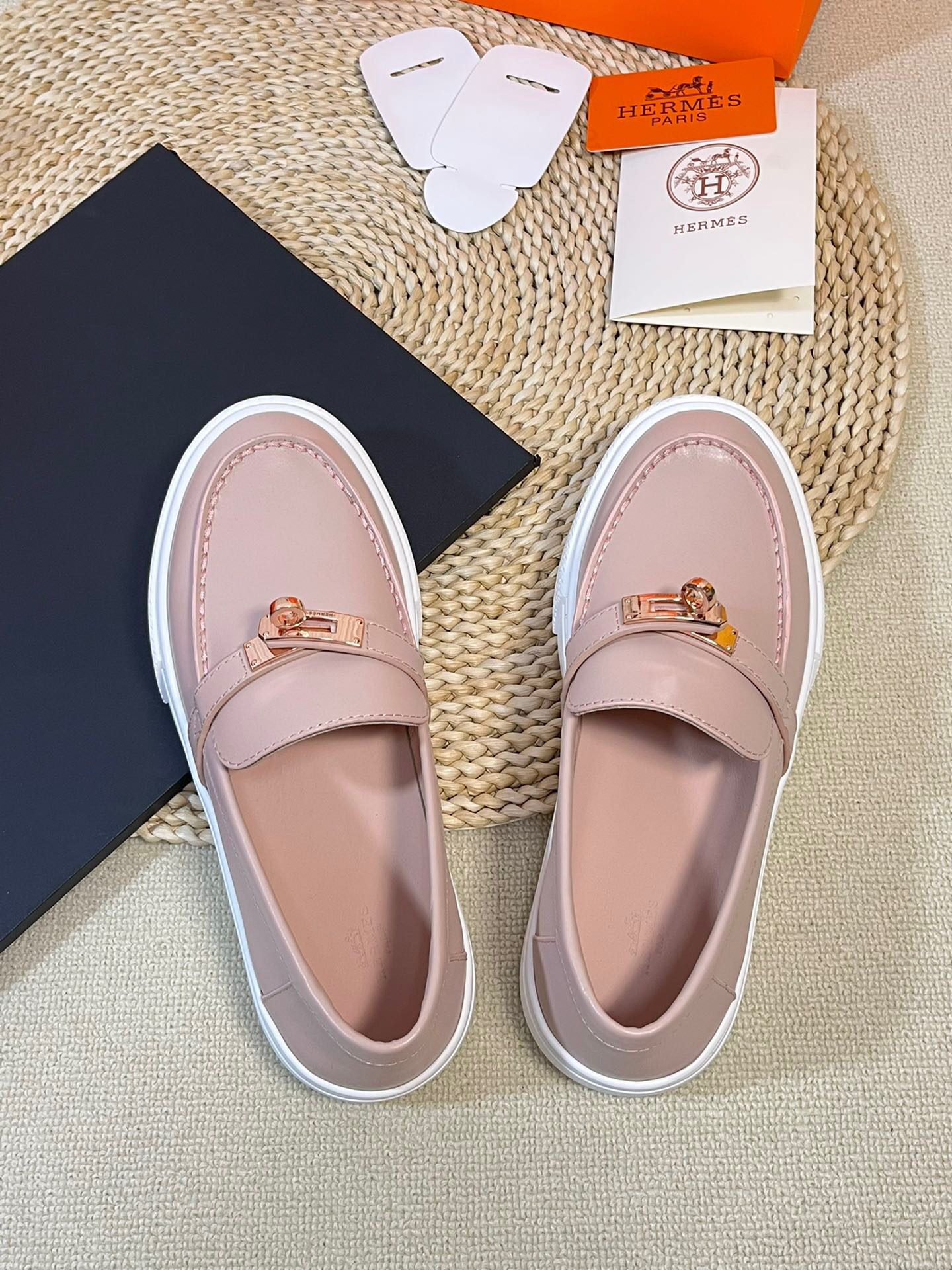 HM Loafer Pink Cowhide 317050
