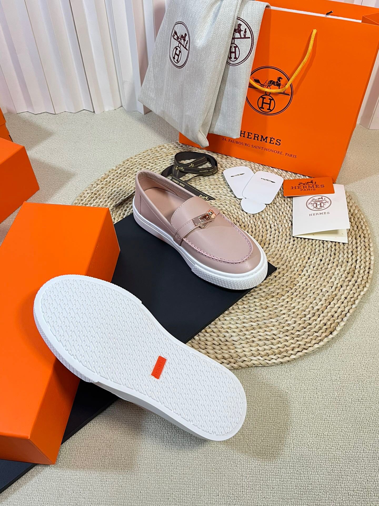 HM Loafer Pink Cowhide 317050