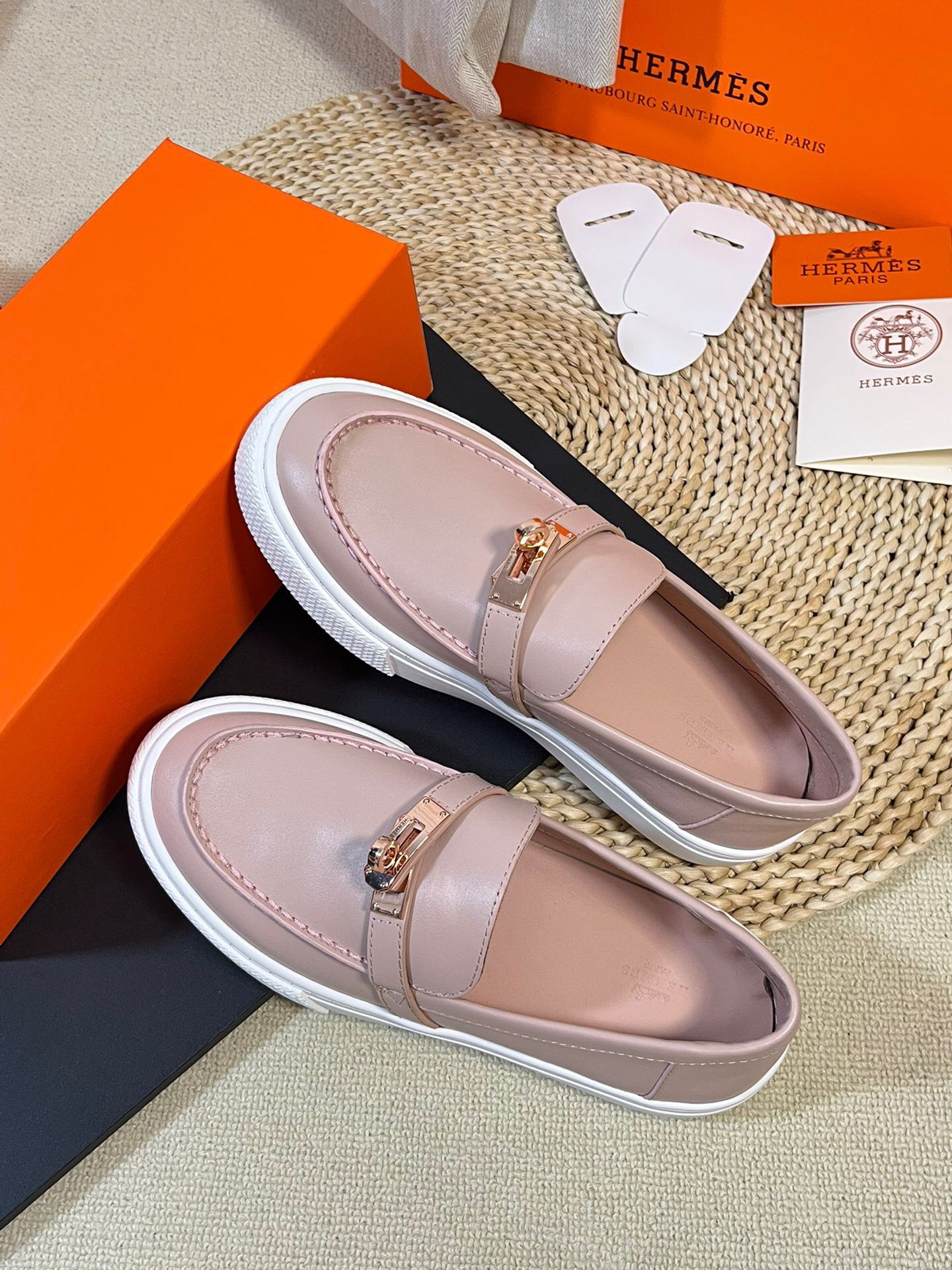 HM Loafer Pink Cowhide 317050