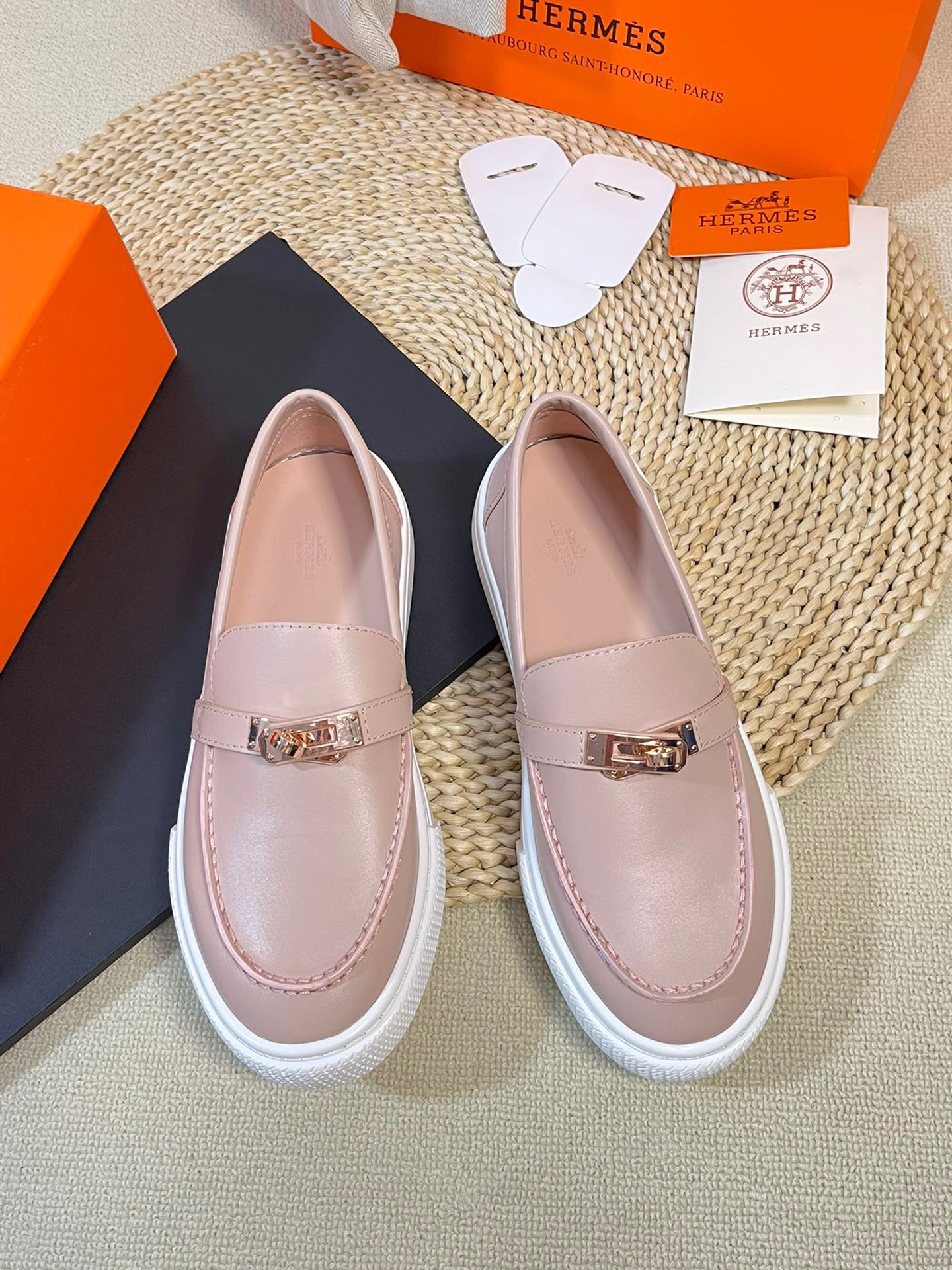HM Loafer Pink Cowhide 317050