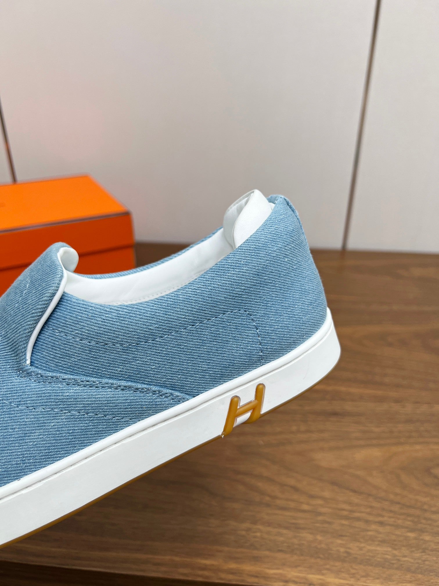 HM Men's 25 Kiddy Slip-on Blue Denim 671635