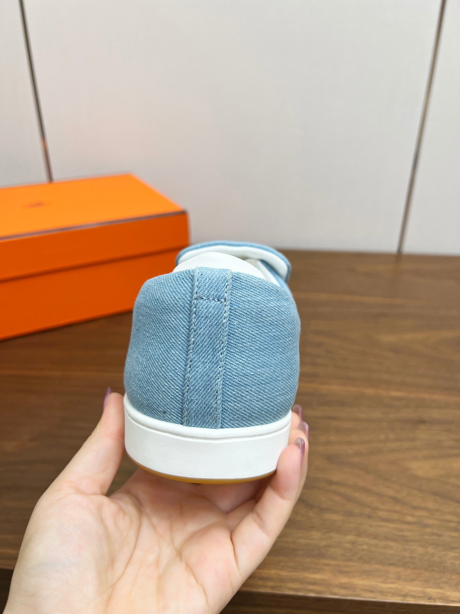 HM Men's 25 Kiddy Slip-on Blue Denim 671635