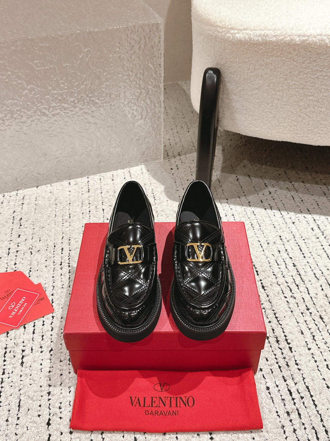 VT Vlogo Loafer Black Patent Leather 359840