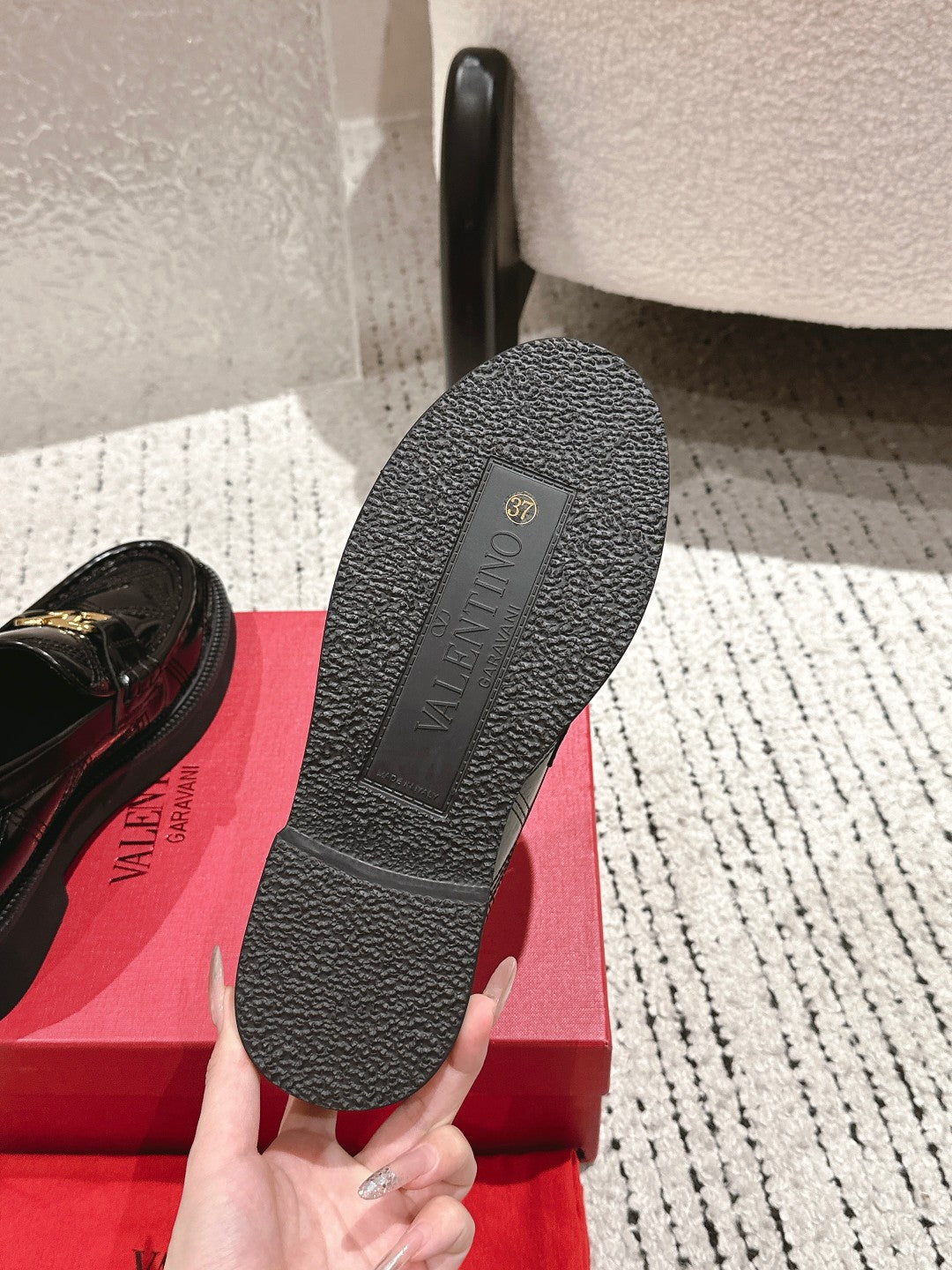 VT Vlogo Loafer Black Patent Leather 359840