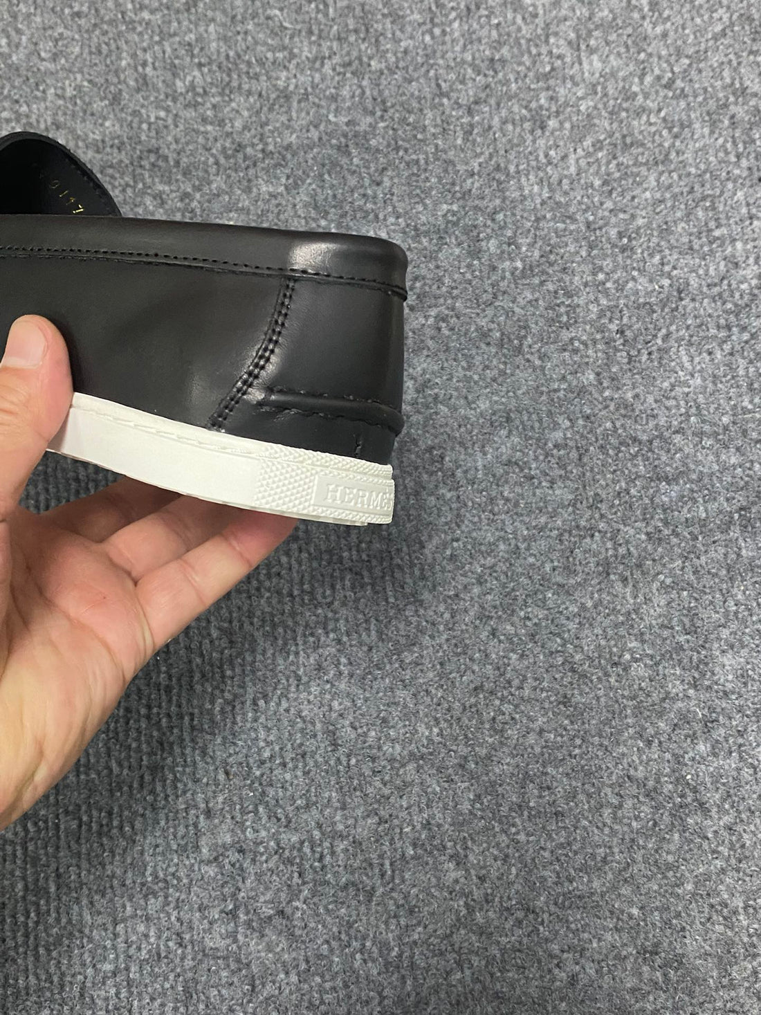 HM Men's Ignacio Loafer Black Calfskin 734441