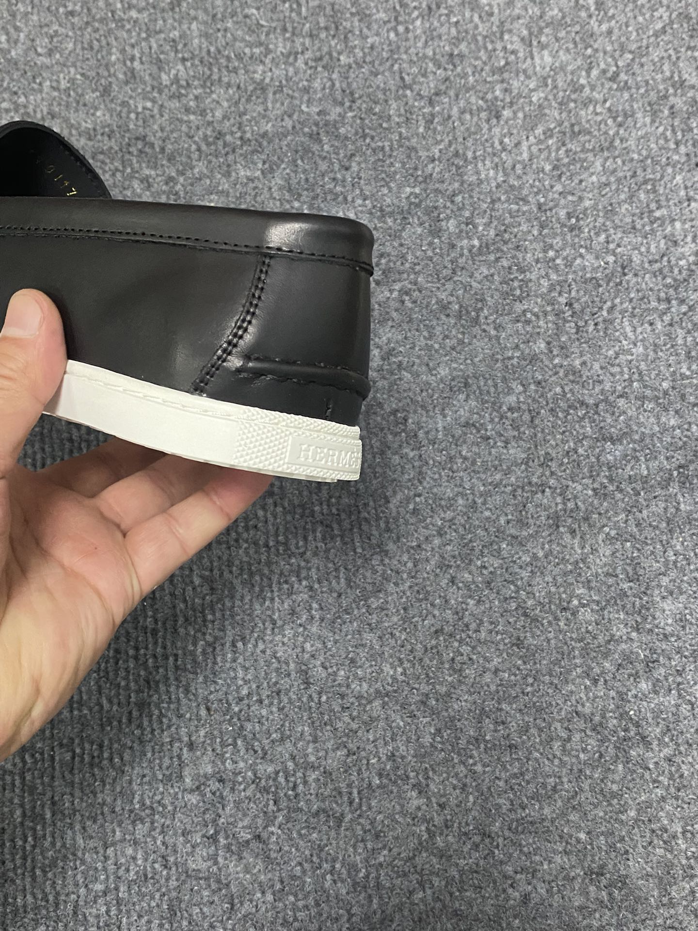 HM Men's Ignacio Loafer Black Calfskin 734441