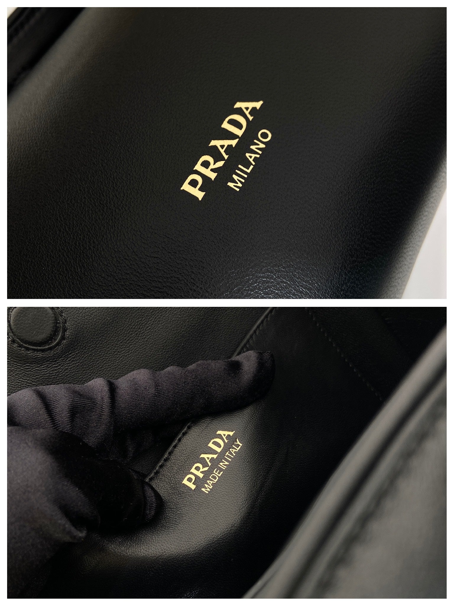 PRA Tumulte bag 24 black leather  280838