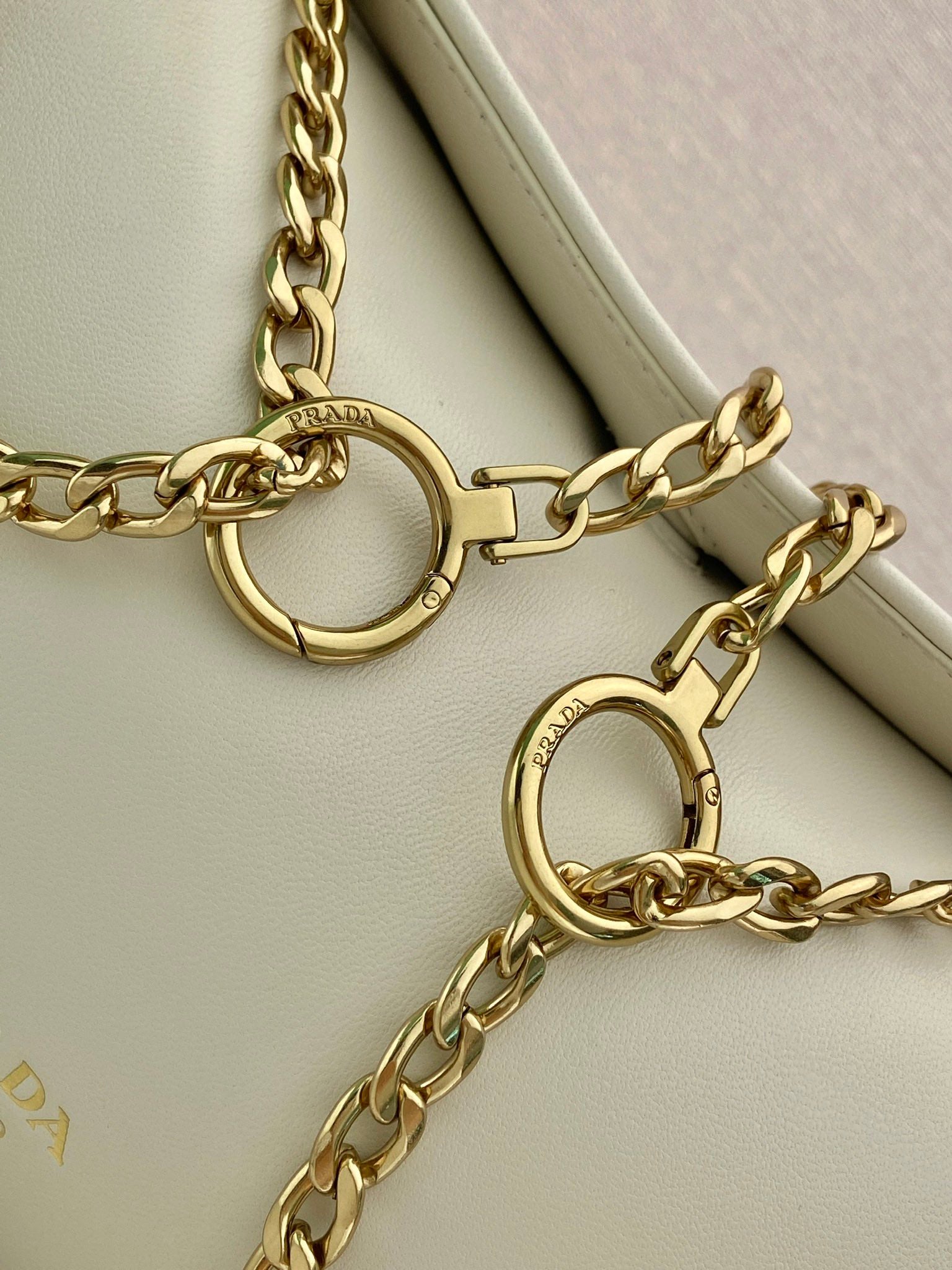 PRA Tumulte bag 24 white leather 280839