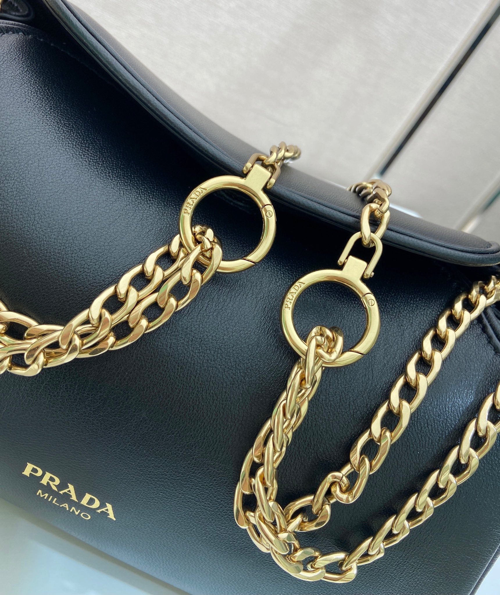 PRA Tumulte bag 24 black leather  280838