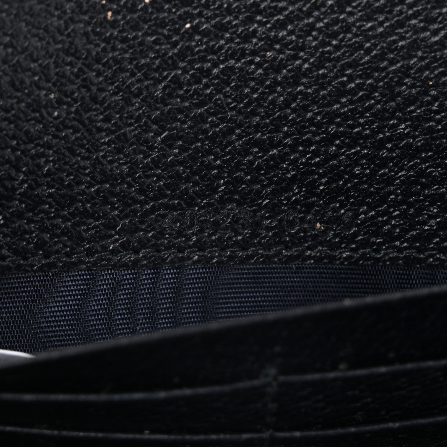 GG Supreme Monogram Textured Dollar Calfskin Mini Dionysus Chain Wallet Beige Blue