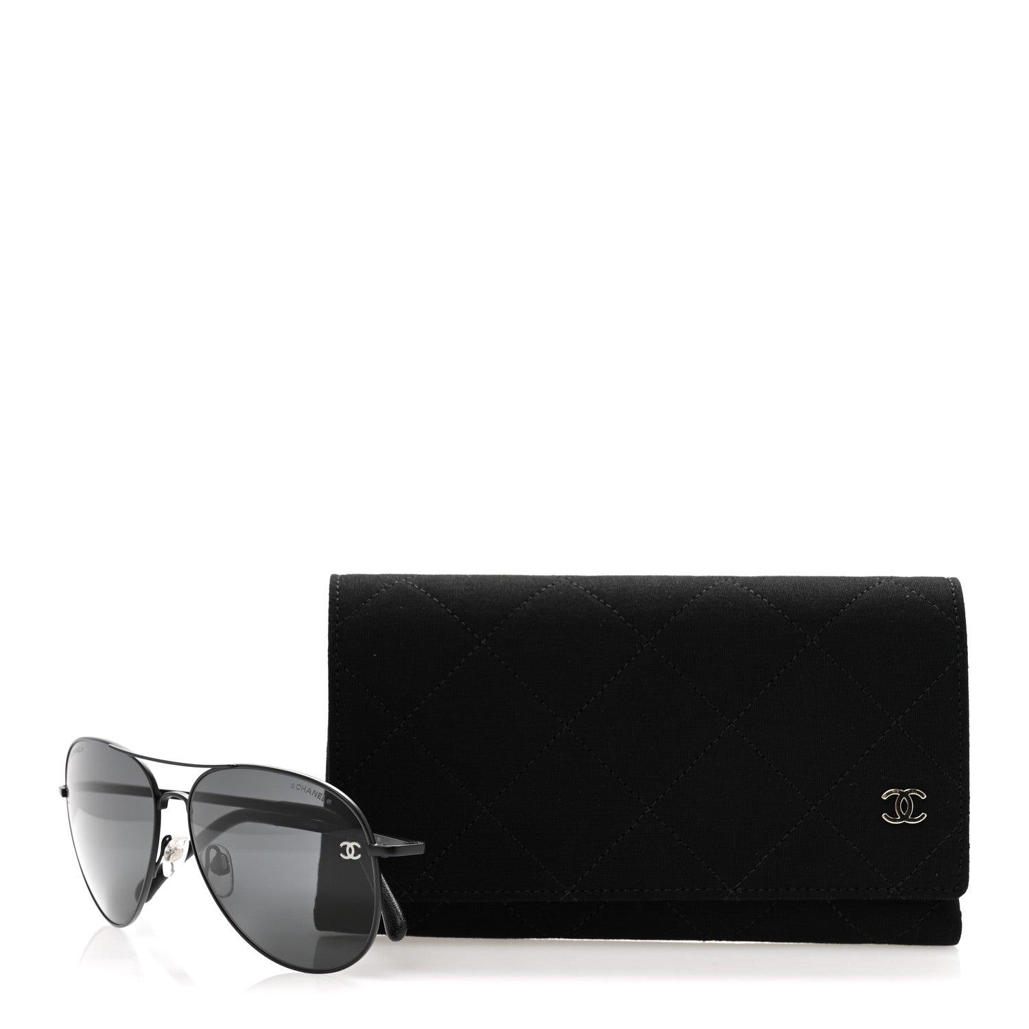 Aviator CC Sunglasses 4189-T-Q Black