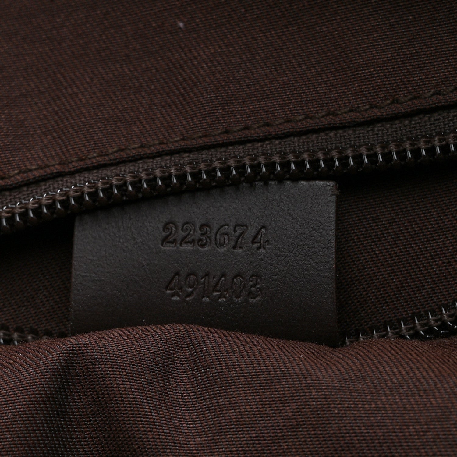 GG Plus Monogram Travel Bag Dark Brown