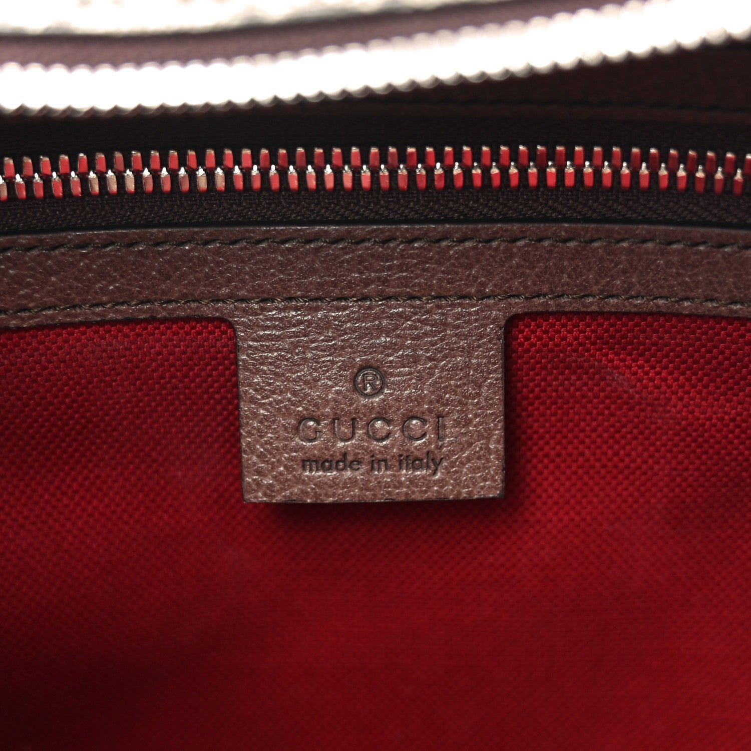 GG Supreme Monogram Textured Calfskin Square Messenger Bag Beige Ebony New Acero