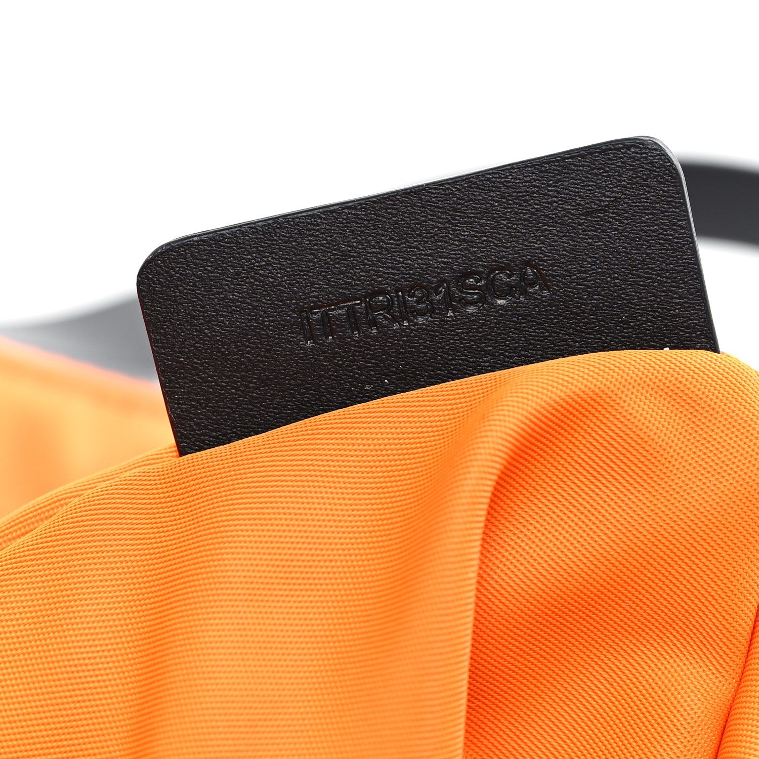 Nylon London England Print Logo Flat Tote Orange