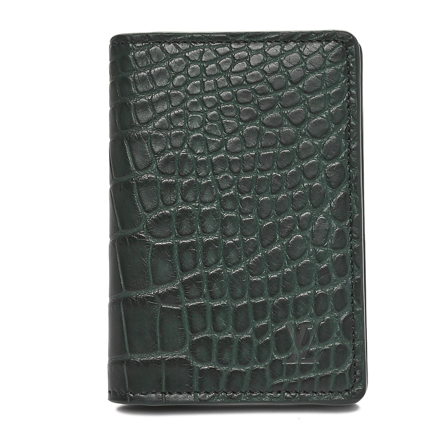 Crocodile Pocket Organizer Forest Green