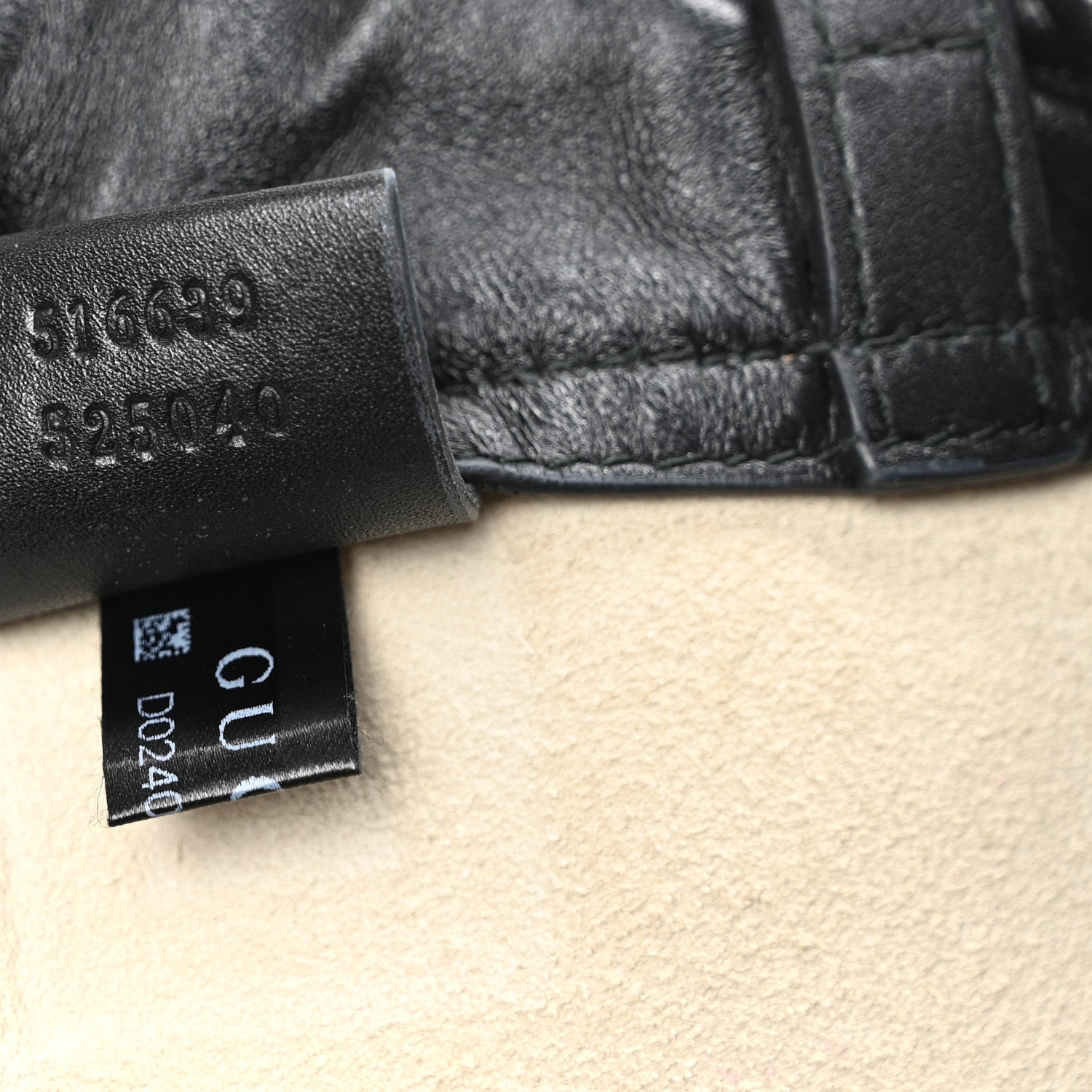 Calfskin Logo Drawstring Backpack Mystic White