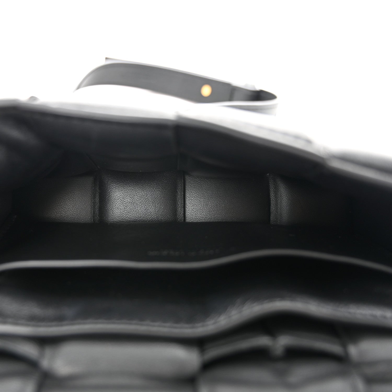 Nappa Maxi Intrecciato Padded The Belt Cassette Bag Black