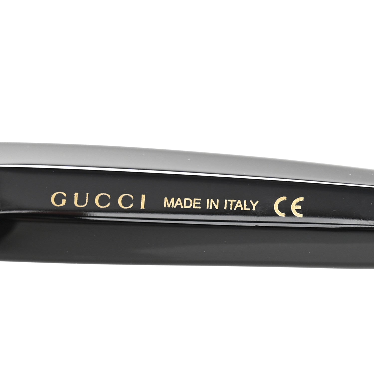 Acetate Crystal Star Round Frame Sunglasses GG0208S Black