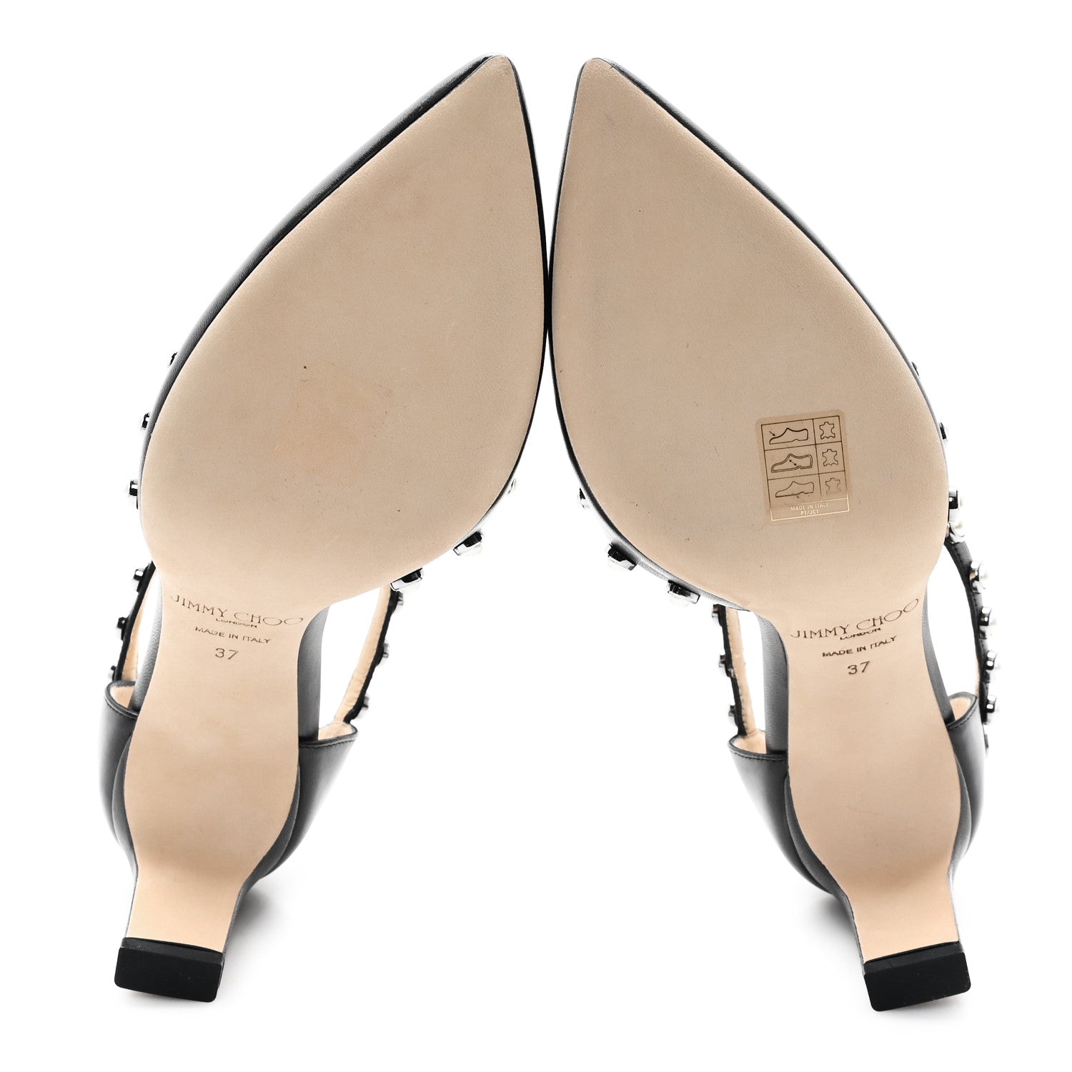 Nappa Pearl Leema 65 Pumps 37 Black