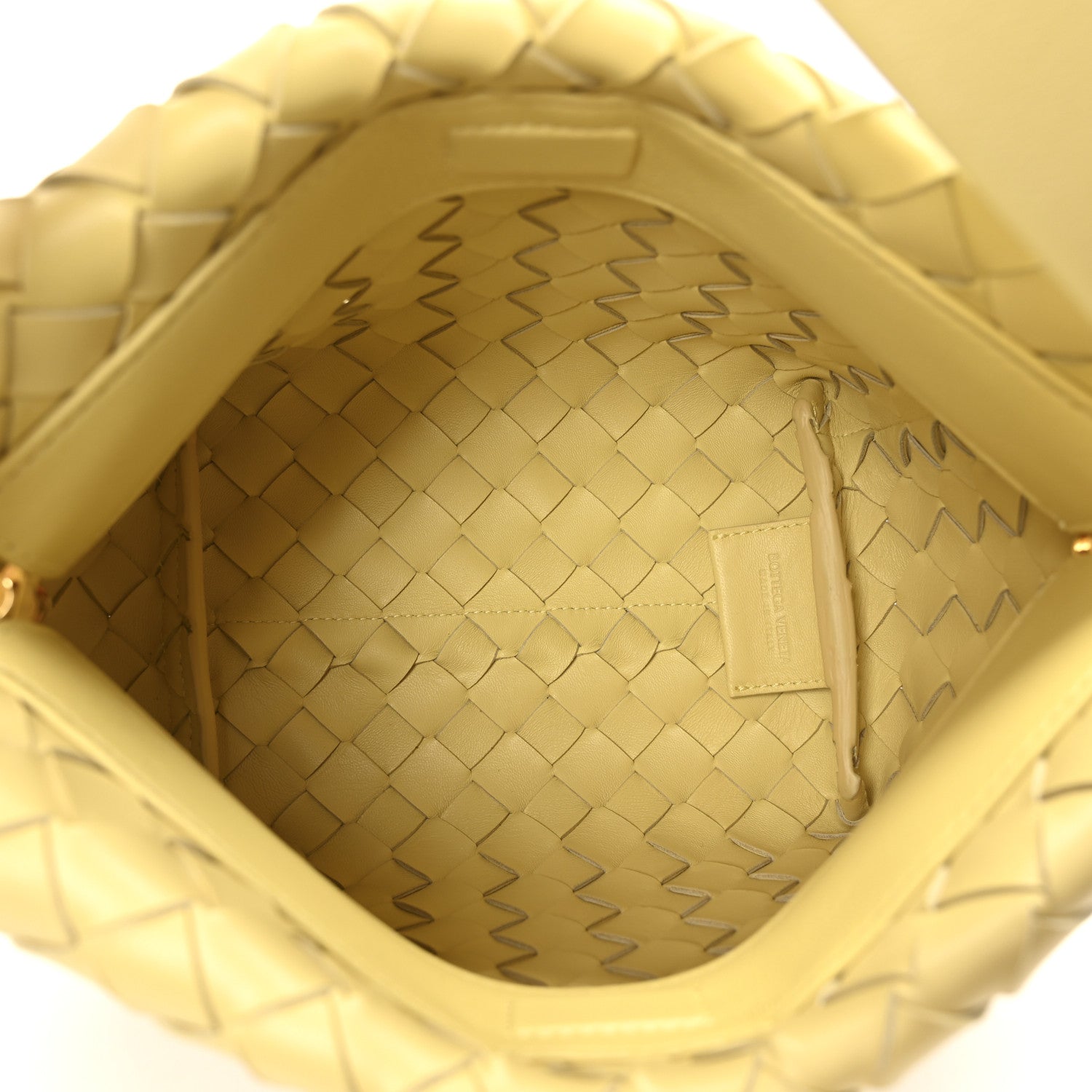 Nappa Intrecciato Tie Shoulder Bag Ice Cream