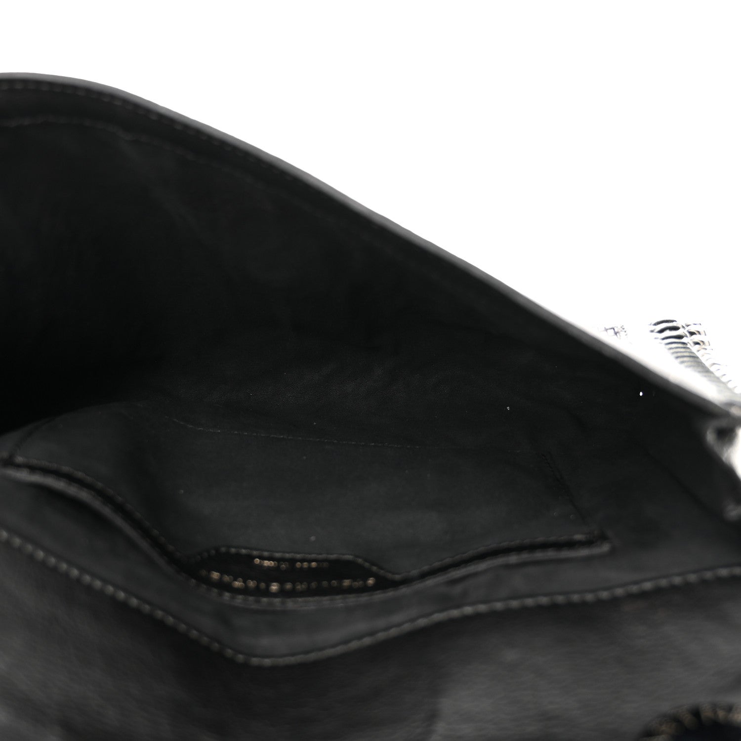 Braided Falabella Clutch Black