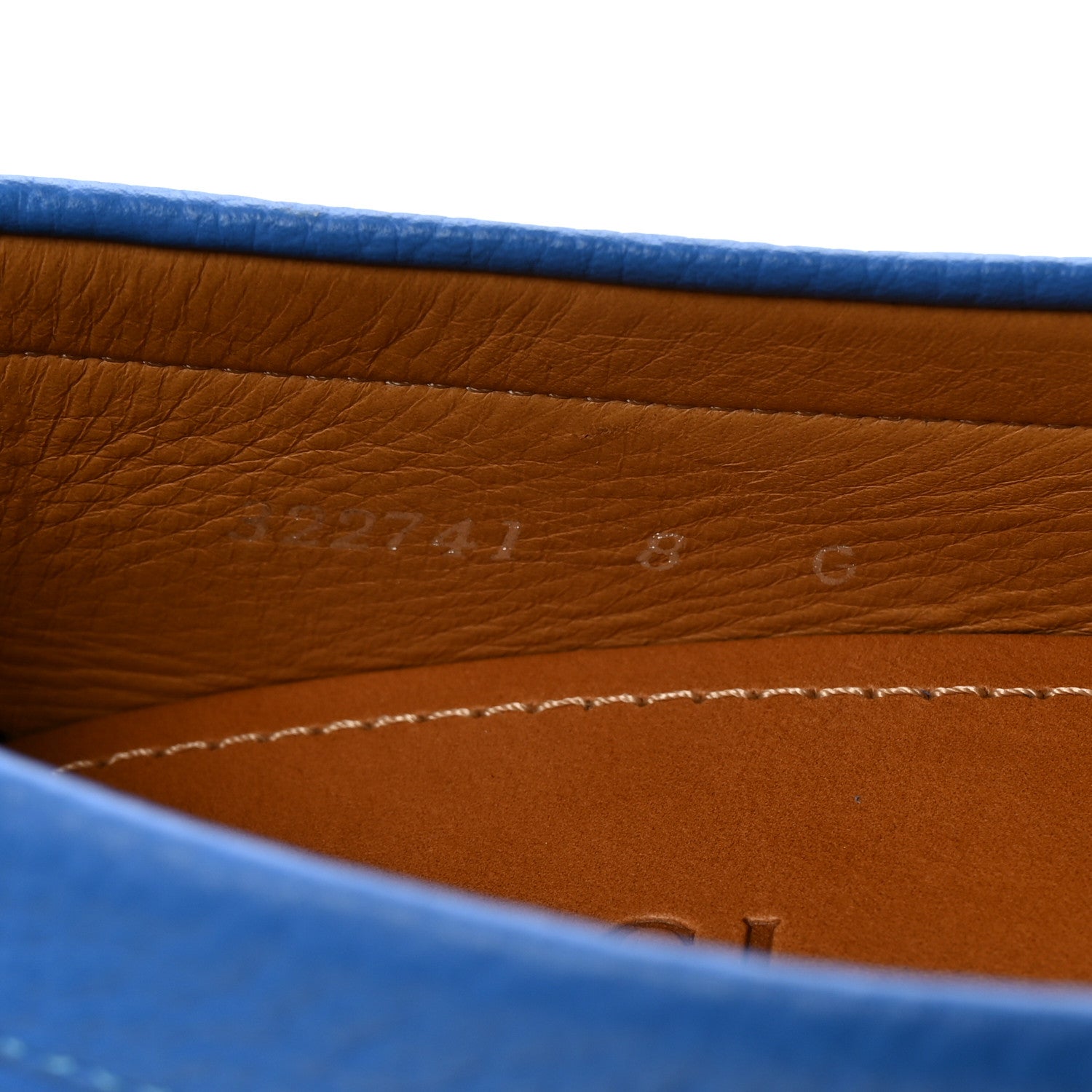 Calfskin Web Mens Horsebit Driver Loafers 8 Blue