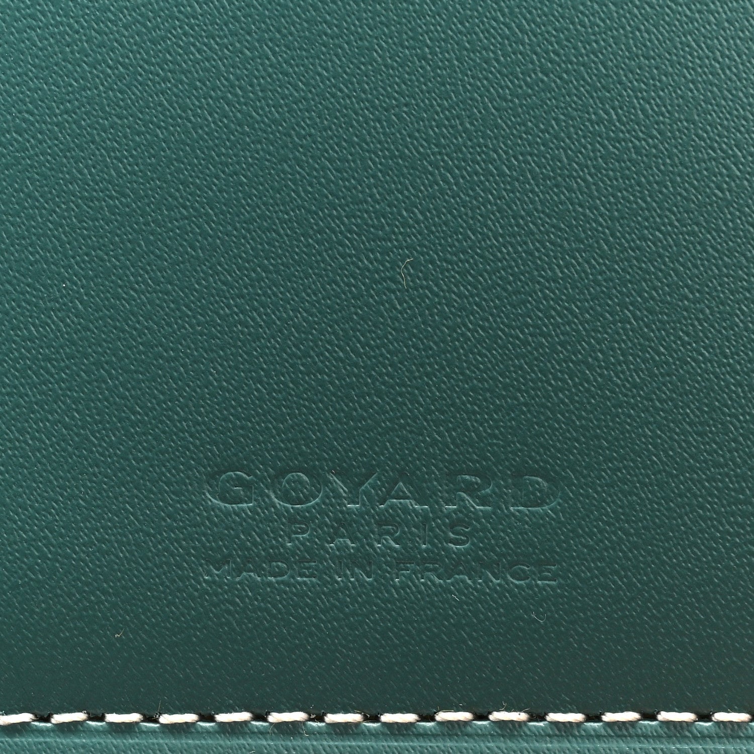 Goyardine Passport Wallet Green