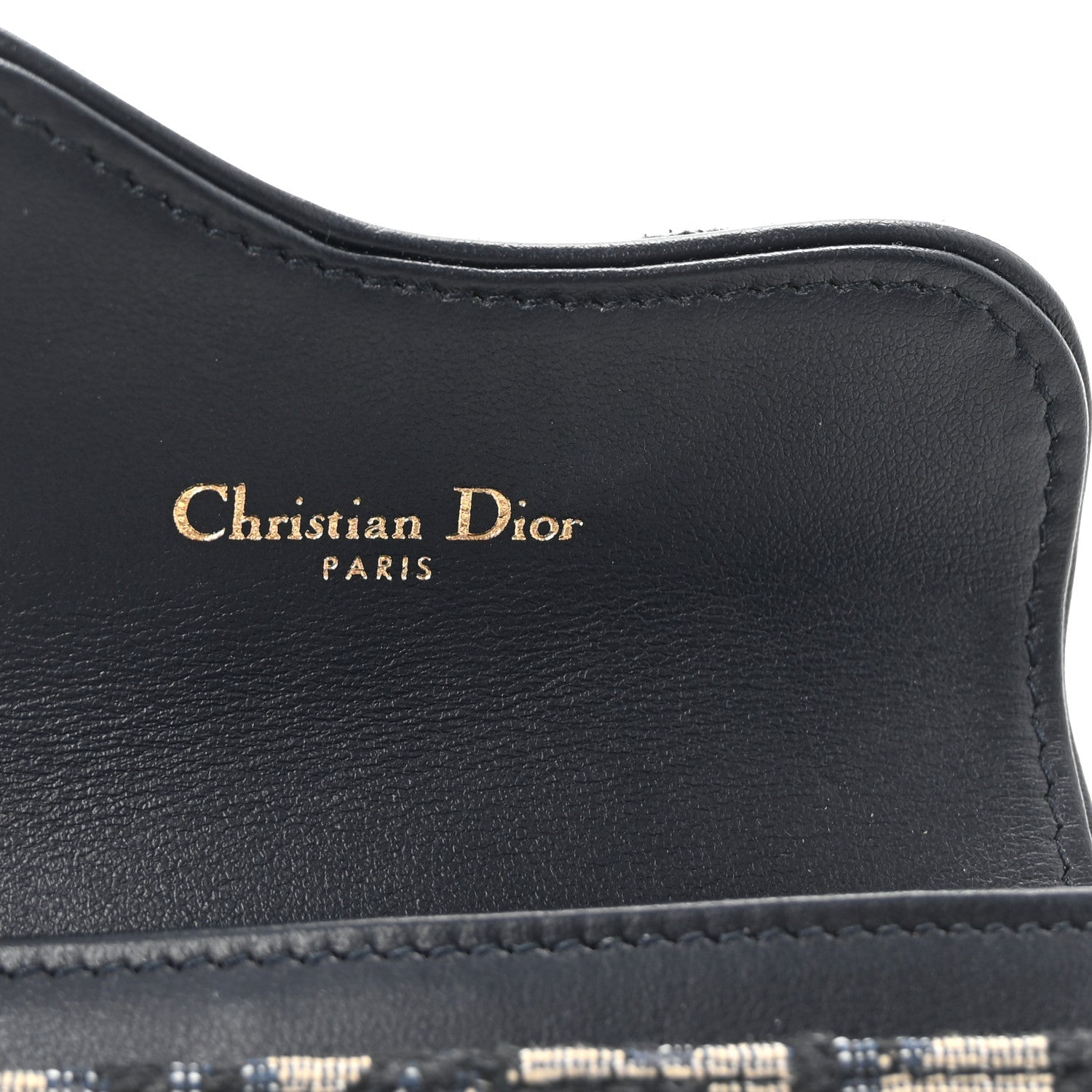 Oblique Saddle Bloom Card Holder Blue