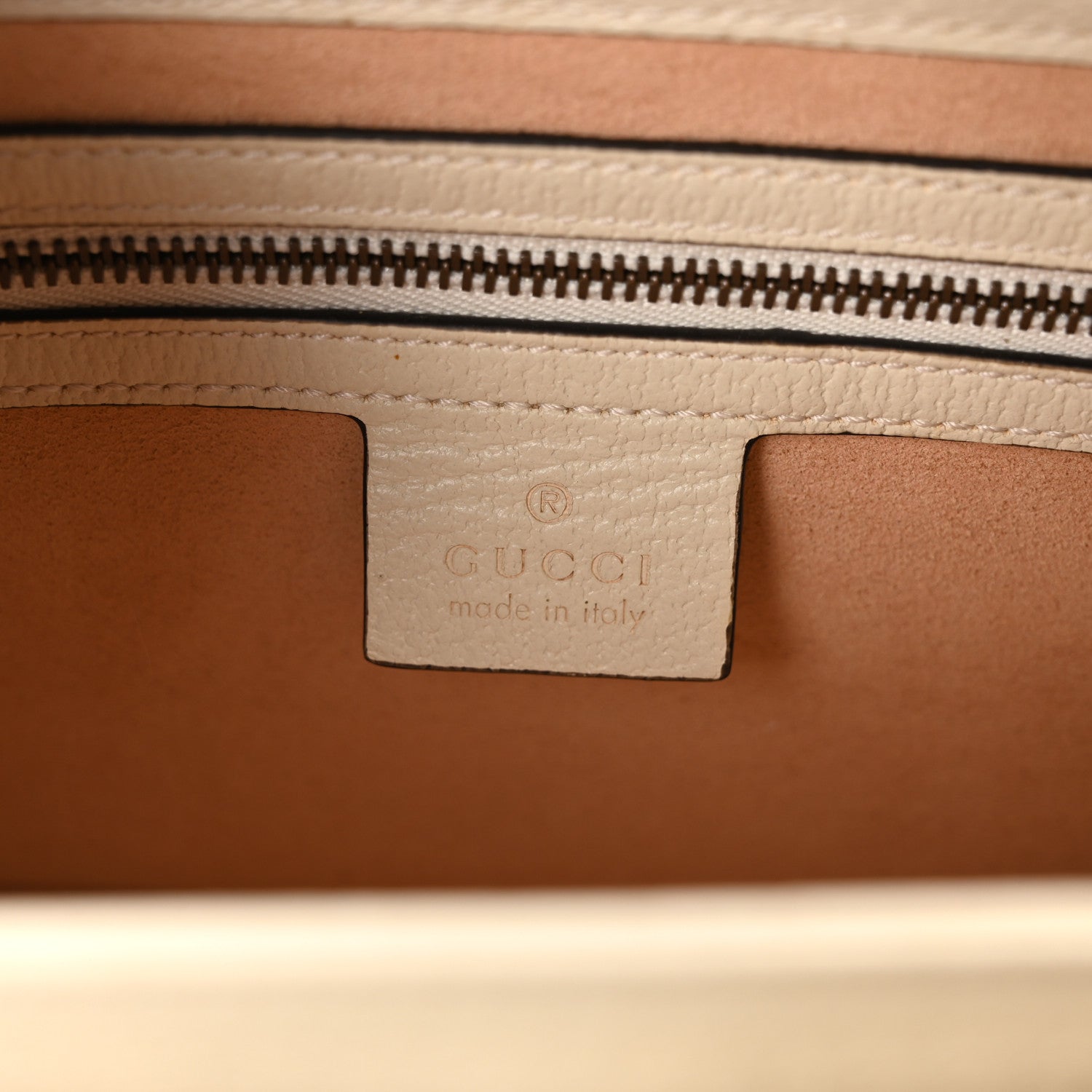 GG Supreme Monogram Small Queen Margaret Top Handle Bag White