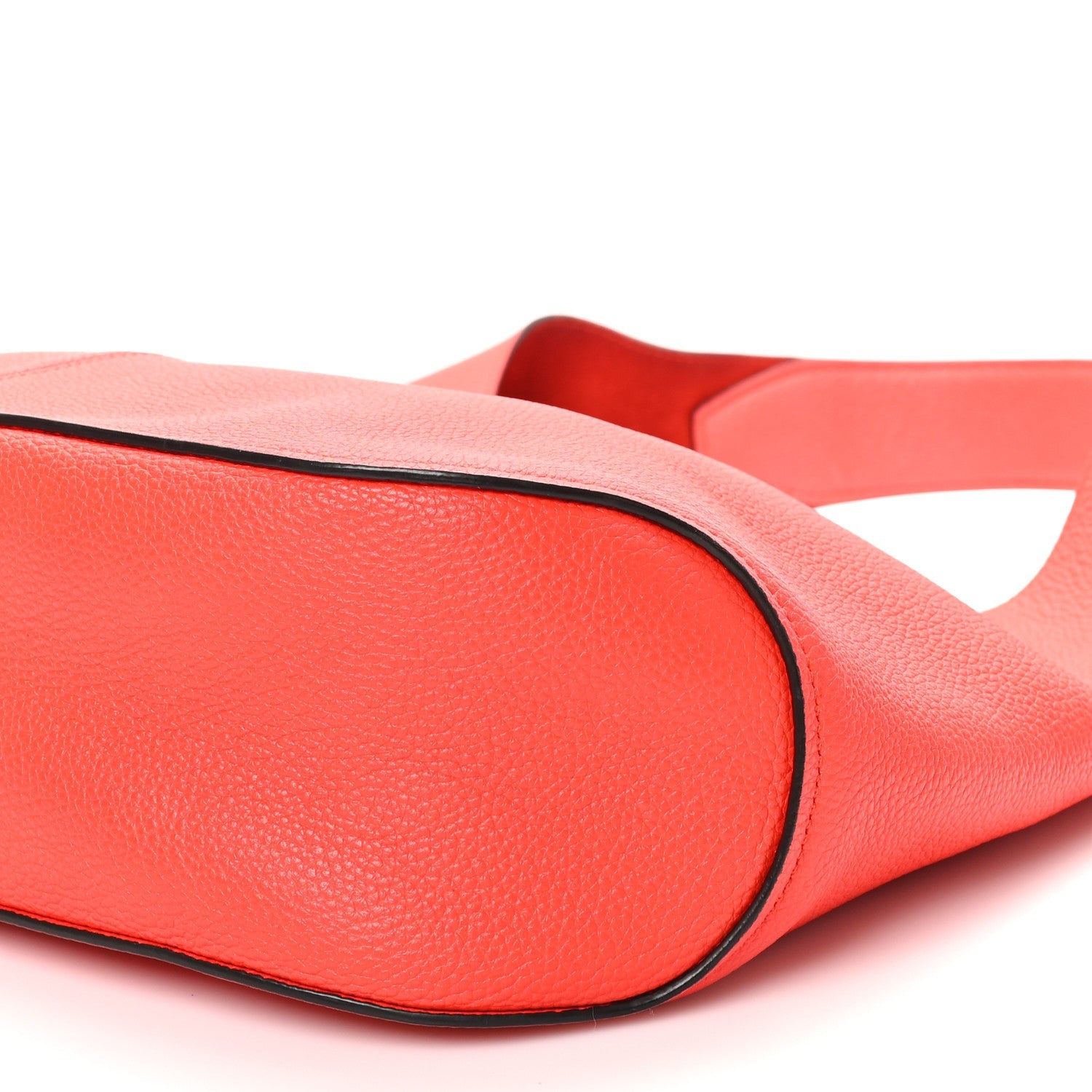 Calfskin Gancini Margot Hobot Candy Apple Red