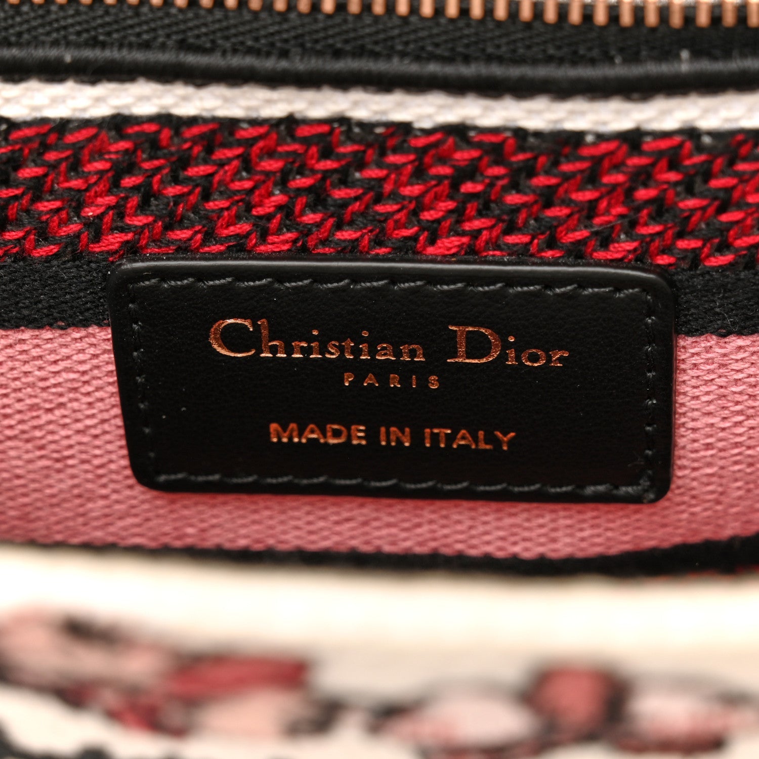 Canvas Florilegio Embroidered Medium Lady D-Lite White Multicolor