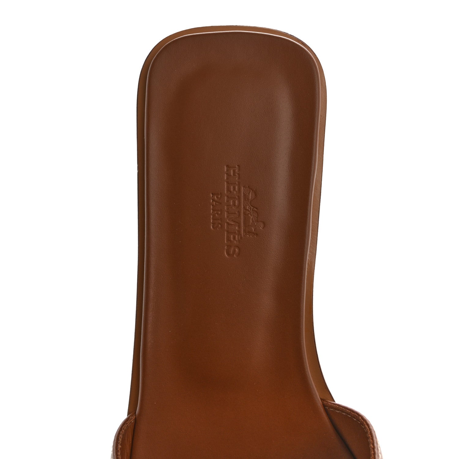 Box Calfskin Oran Sandals 38.5 Gold