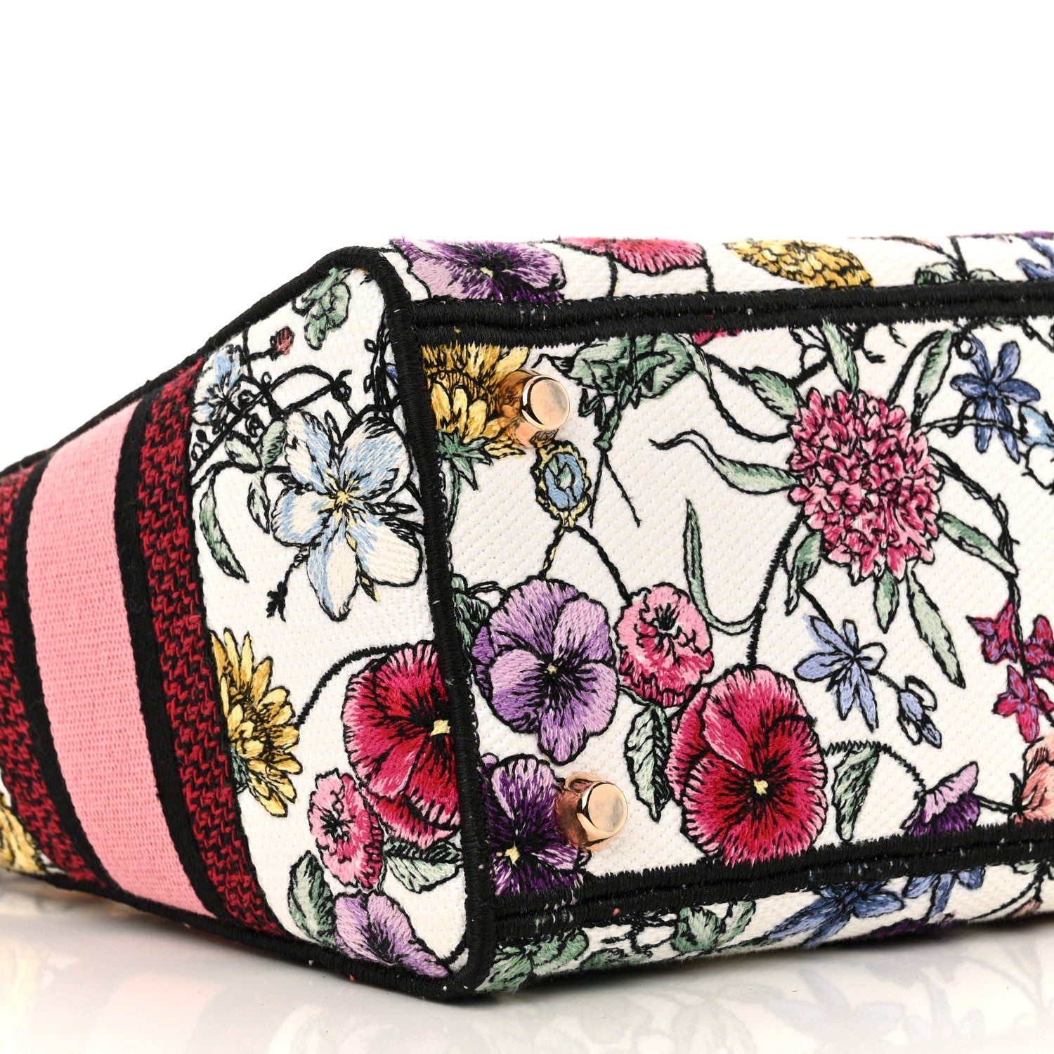 Canvas Florilegio Embroidered Medium Lady D-Lite White Multicolor