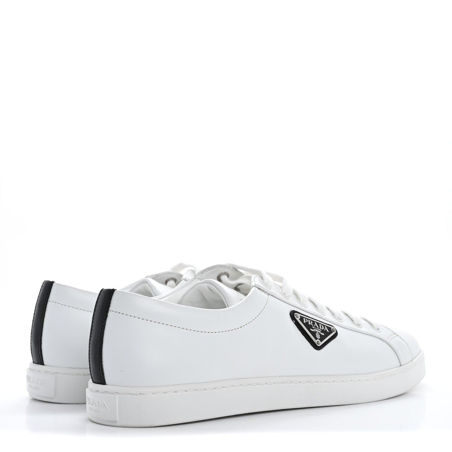 Spazzolato Rois Triangle Logo Mens Low Top  Sneakers 9.5 White Black