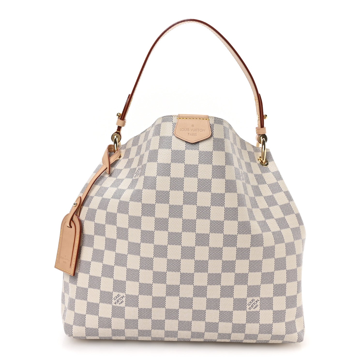 Damier Azur Graceful PM Rose Ballerine