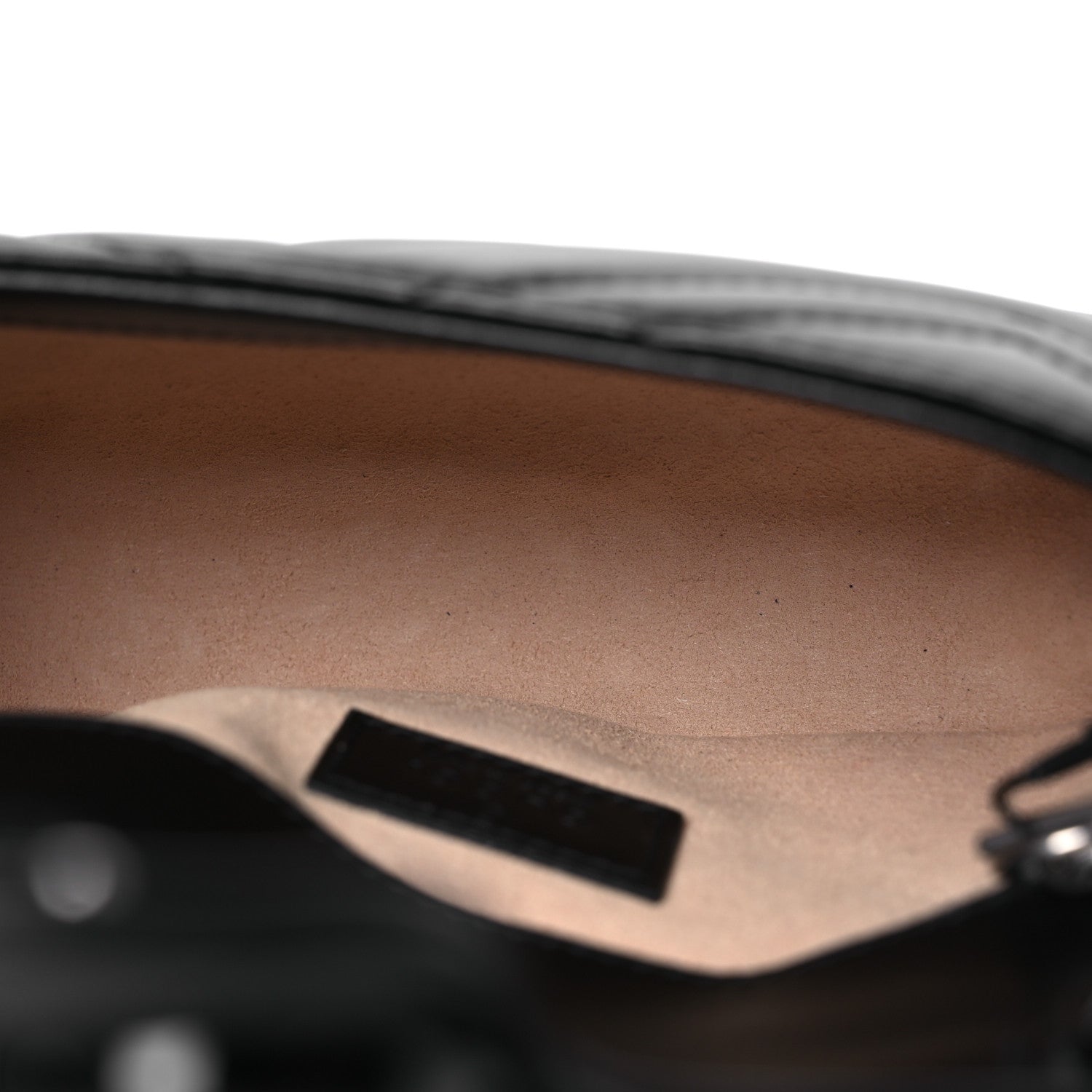 Calfskin Matelasse Monochrome GG Marmont Chain Belt Bag Black