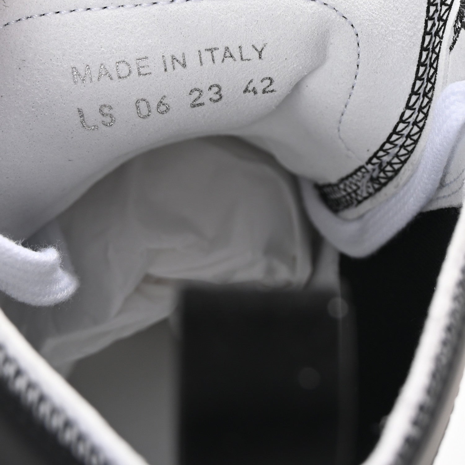 Nylon Calfskin Mens B23 High Top Sneakers 42 Black