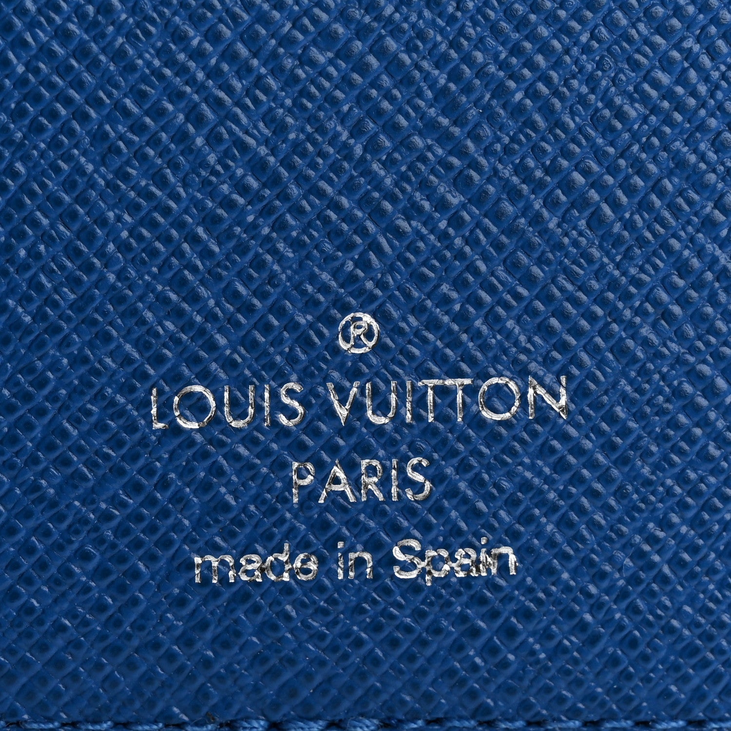 Monogram Watercolor Pocket Organizer NM Multicolor