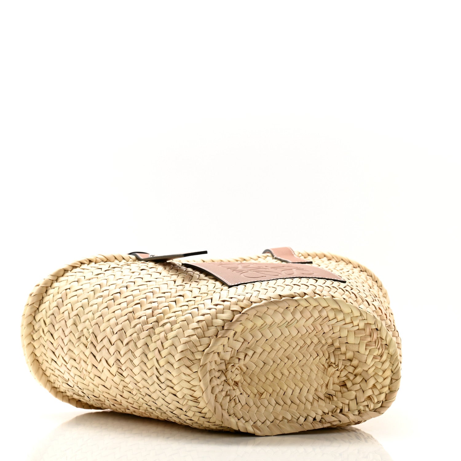 Raffia Basket Tote Bag Natural Tan