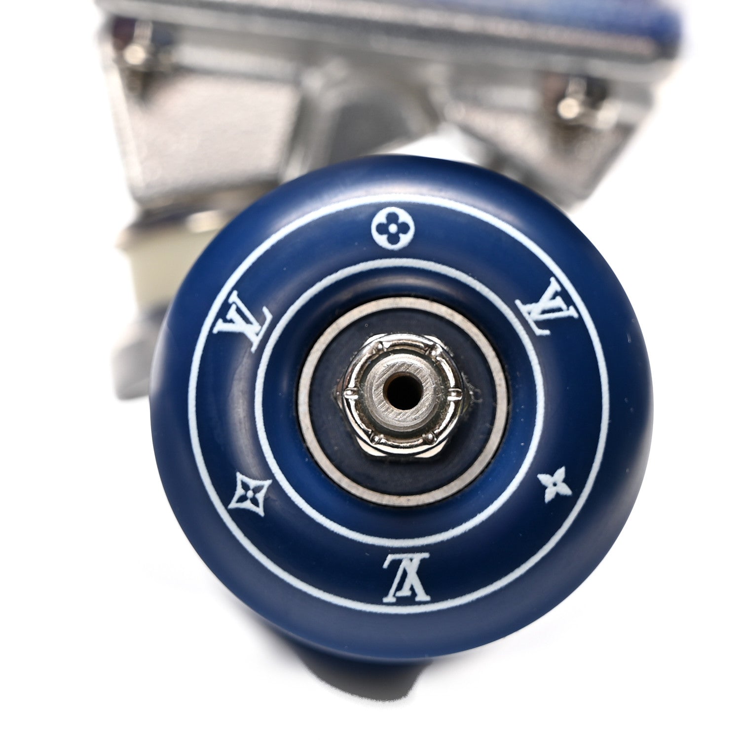 Monogram Bandana Wood Skateboard Blue