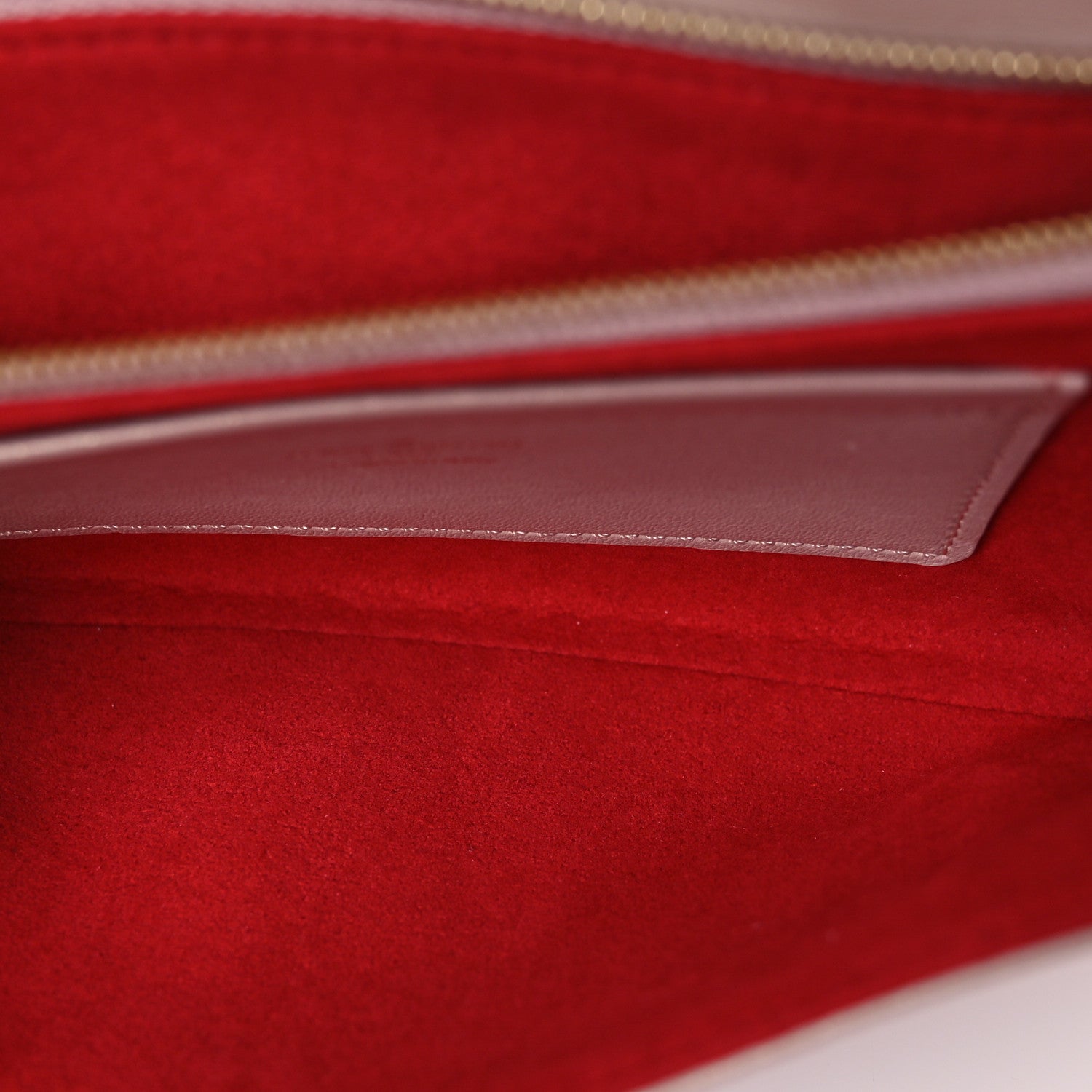 Lambskin Embossed Monogram Fall in Love Pochette Coussin Light Pink