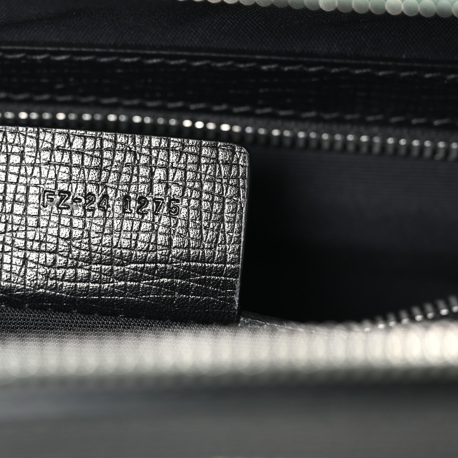 Hammered Calfskin New Revival Briefcase Black