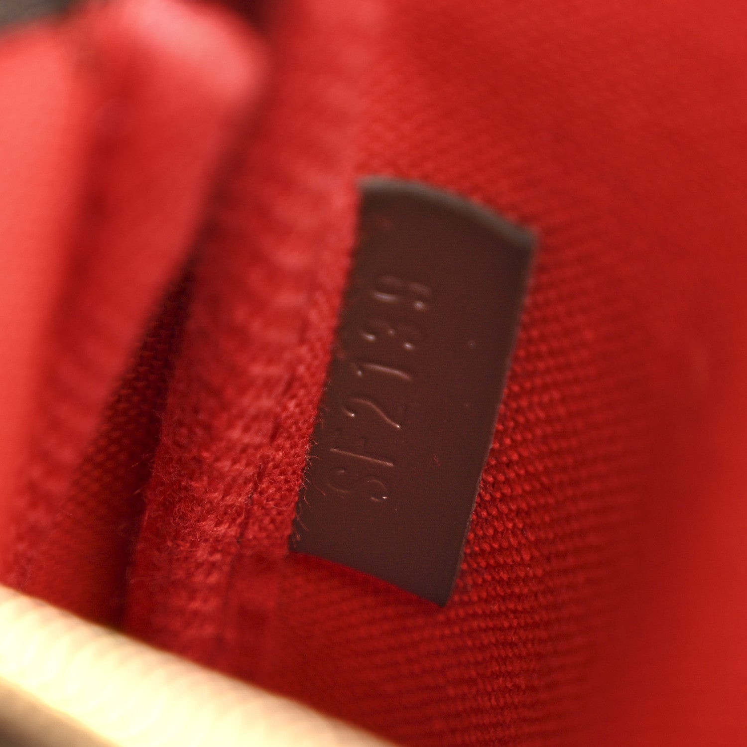 Damier Ebene 2019 Christmas Animation Mini Pochette Accessories Red