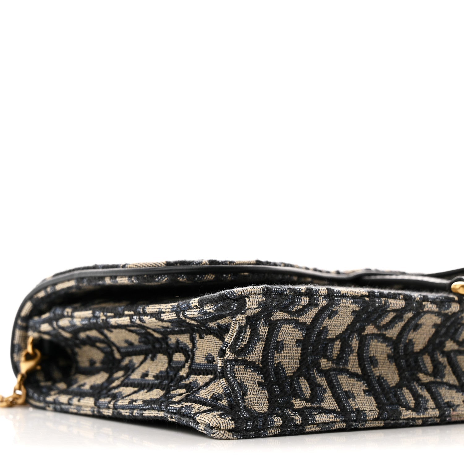 Oblique Saddle Chain Pouch Blue