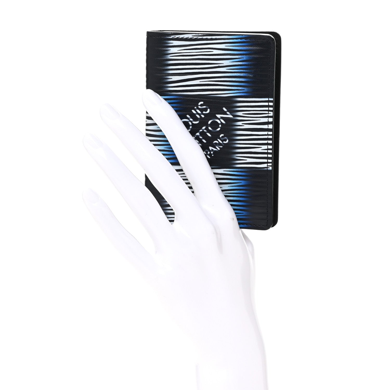 Damier Rush Epi XL Pocket Organizer Blue Moon